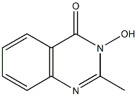 3-hydroxy-2-methylquinazolin-4(3H)-one 结构式