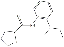 N-(2-sec-butylphenyl)tetrahydro-2-furancarboxamide 结构式