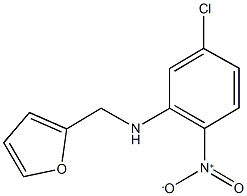 5-chloro-N-(2-furylmethyl)-2-nitroaniline 结构式
