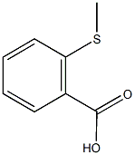 2-(methylsulfanyl)benzoic acid 结构式