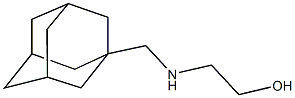 2-[(1-adamantylmethyl)amino]ethanol 结构式