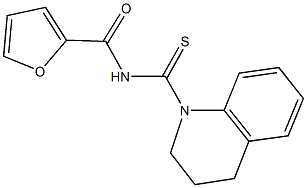 N-(3,4-dihydro-1(2H)-quinolinylcarbothioyl)-2-furamide 结构式