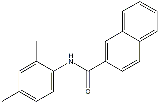 N-(2,4-dimethylphenyl)-2-naphthamide 结构式