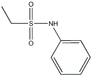 N-phenylethanesulfonamide 结构式