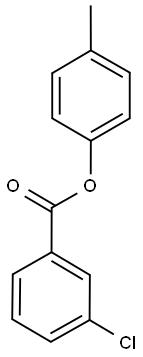 4-methylphenyl3-chlorobenzoate 结构式