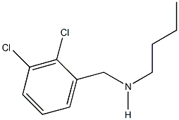 N-butyl-N-(2,3-dichlorobenzyl)amine 结构式