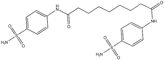 N~1~,N~9~-bis[4-(aminosulfonyl)phenyl]nonanediamide 结构式