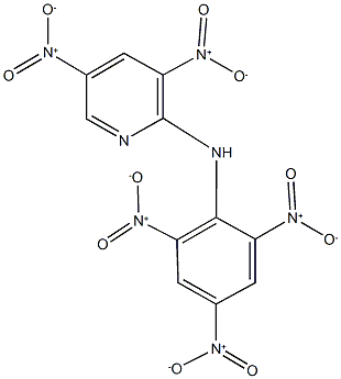 3,5-bisnitro-2-{2,4,6-trisnitroanilino}pyridine 结构式