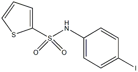 N-(4-iodophenyl)-2-thiophenesulfonamide 结构式