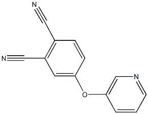 4-(3-pyridinyloxy)phthalonitrile 结构式