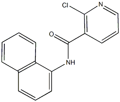 2-chloro-N-(1-naphthyl)nicotinamide 结构式