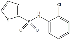 N-(2-chlorophenyl)-2-thiophenesulfonamide 结构式