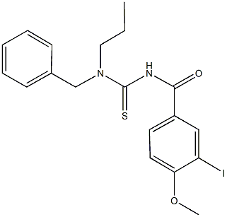 N-benzyl-N'-(3-iodo-4-methoxybenzoyl)-N-propylthiourea 结构式