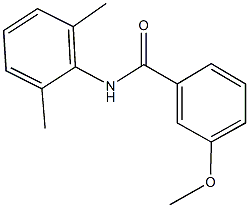 N-(2,6-dimethylphenyl)-3-methoxybenzamide 结构式
