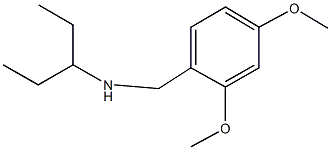 N-(2,4-dimethoxybenzyl)-3-pentanamine 结构式