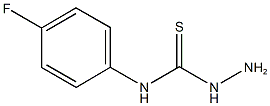 N-(4-fluorophenyl)hydrazinecarbothioamide 结构式