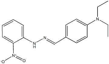 4-(diethylamino)benzaldehyde {2-nitrophenyl}hydrazone 结构式