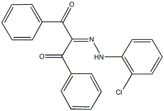 1,3-diphenyl-1,2,3-propanetrione 2-[(2-chlorophenyl)hydrazone] 结构式