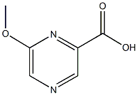 6-甲氧基吡嗪-2-羧酸 结构式