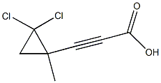 3-(2,2-dichloro-1-methylcyclopropyl)-2-propynoic acid 结构式