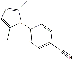 4-(2,5-dimethyl-1H-pyrrol-1-yl)benzonitrile 结构式