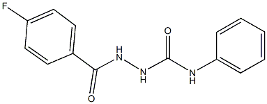 2-(4-fluorobenzoyl)-N-phenylhydrazinecarboxamide 结构式