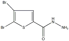 4,5-dibromo-2-thiophenecarbohydrazide 结构式