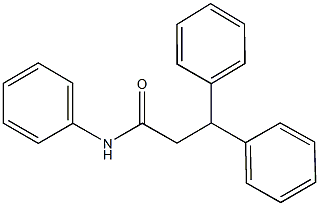 N,3,3-triphenylpropanamide 结构式