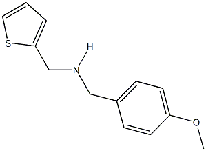 N-(4-methoxybenzyl)-N-(2-thienylmethyl)amine 结构式