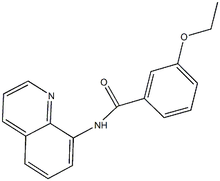 3-ethoxy-N-(8-quinolinyl)benzamide 结构式