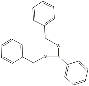 [bis(benzylthio)methyl]benzene 结构式