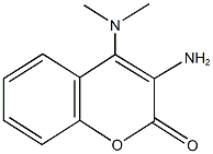 3-amino-4-(dimethylamino)-2H-chromen-2-one 结构式