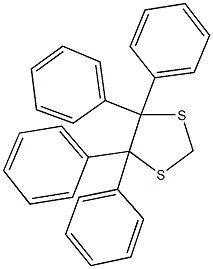 4,4,5,5-tetraphenyl-1,3-dithiolane 结构式