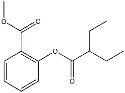 methyl 2-[(2-ethylbutanoyl)oxy]benzoate 结构式
