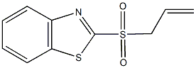 2-(allylsulfonyl)-1,3-benzothiazole 结构式