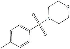 4-[(4-methylphenyl)sulfonyl]morpholine 结构式