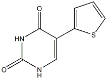 5-(2-thienyl)-2,4(1H,3H)-pyrimidinedione 结构式