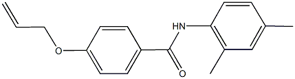 4-(allyloxy)-N-(2,4-dimethylphenyl)benzamide 结构式