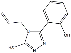 2-(4-allyl-5-sulfanyl-4H-1,2,4-triazol-3-yl)phenol 结构式