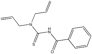 N,N-diallyl-N'-benzoylthiourea 结构式