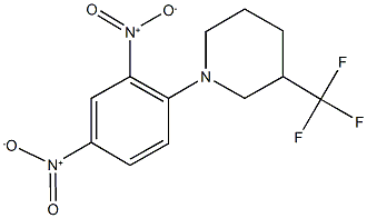 1-{2,4-bisnitrophenyl}-3-(trifluoromethyl)piperidine 结构式