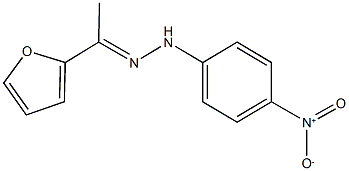 1-(2-furyl)ethanone {4-nitrophenyl}hydrazone 结构式