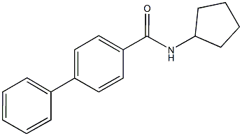 N-cyclopentyl[1,1'-biphenyl]-4-carboxamide 结构式