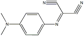 2-{[4-(dimethylamino)phenyl]imino}malononitrile 结构式