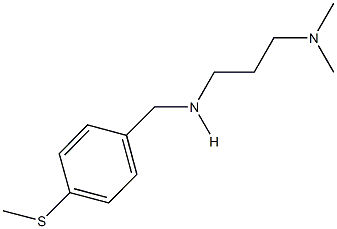 N-[3-(dimethylamino)propyl]-N-[4-(methylsulfanyl)benzyl]amine 结构式