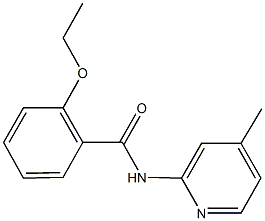 2-ethoxy-N-(4-methyl-2-pyridinyl)benzamide 结构式