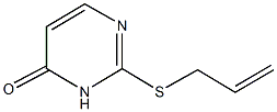 2-(allylsulfanyl)-4(3H)-pyrimidinone 结构式