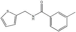 3-methyl-N-(2-thienylmethyl)benzamide 结构式