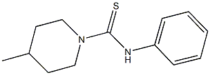 4-methyl-N-phenylpiperidine-1-carbothioamide 结构式