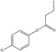 4-chlorophenyl butyrate 结构式